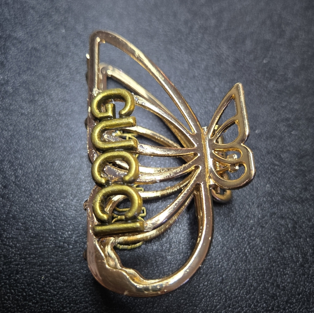 💫FASHION BUTTERFLY GOLD METAL HAIR CLAW CLIP